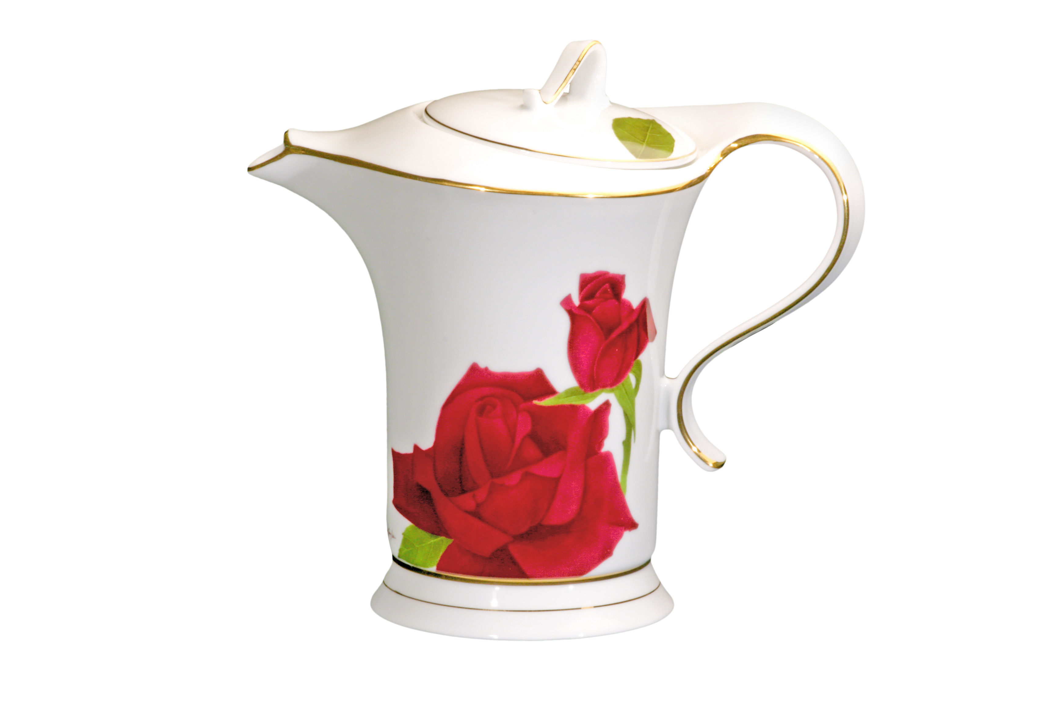 Maroon Rose Teapot Maroon Rose Teapot